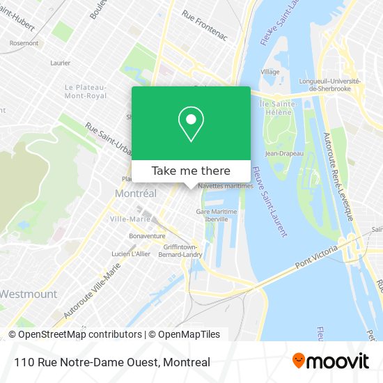 110 Rue Notre-Dame Ouest map