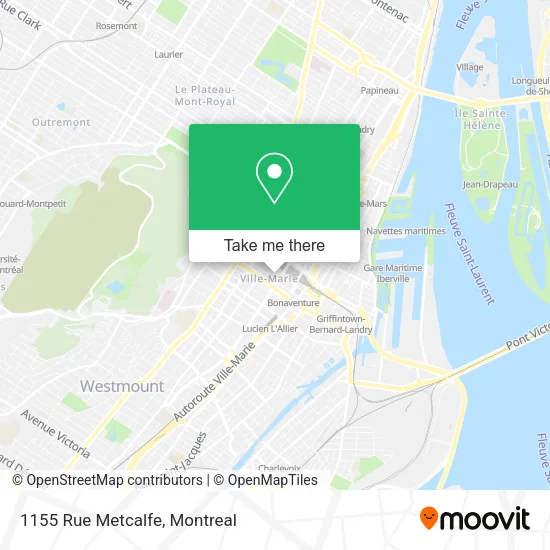 1155 Rue Metcalfe map