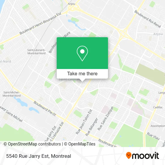 5540 Rue Jarry Est map