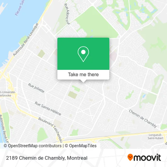 2189 Chemin de Chambly map