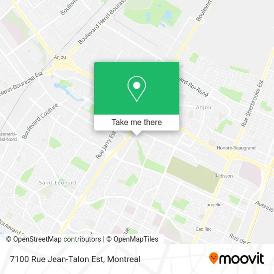 7100 Rue Jean-Talon Est map
