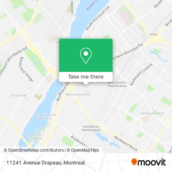 11241 Avenue Drapeau map