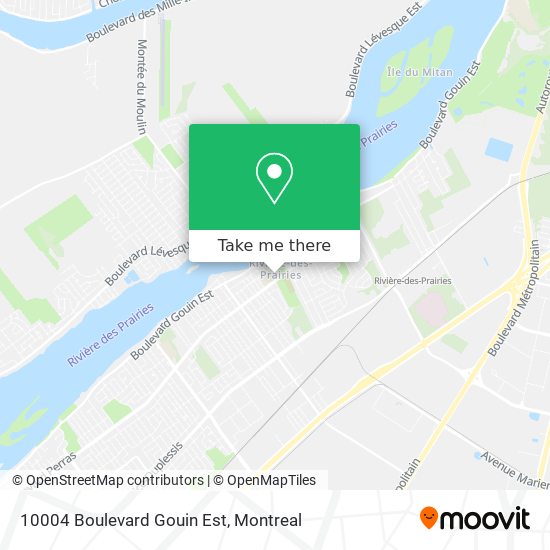 10004 Boulevard Gouin Est map