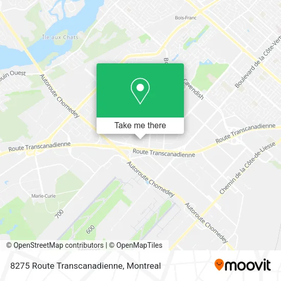 8275 Route Transcanadienne map