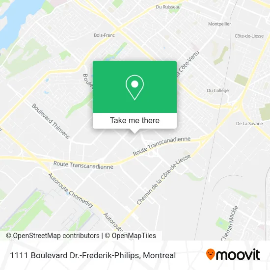 1111 Boulevard Dr.-Frederik-Philips map
