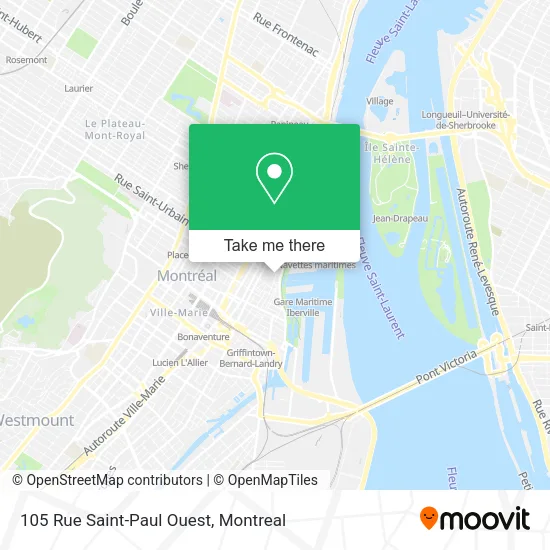 105 Rue Saint-Paul Ouest map