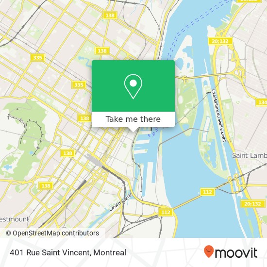 401 Rue Saint Vincent map