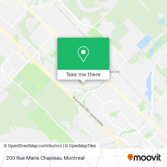 200 Rue Marie Chapleau map
