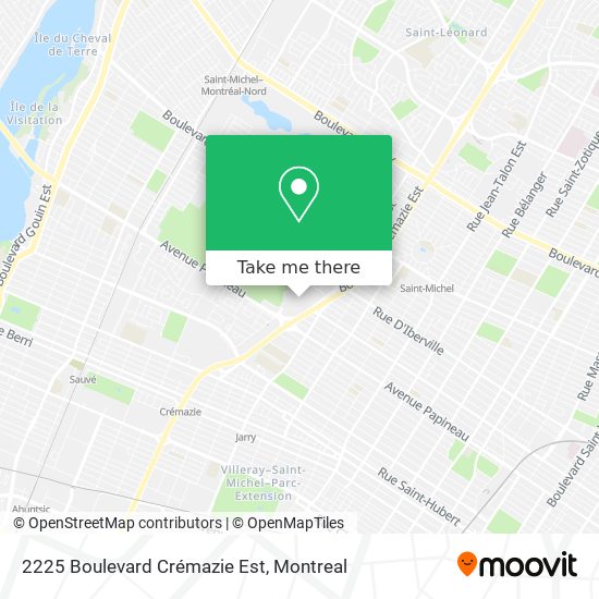 2225 Boulevard Crémazie Est map