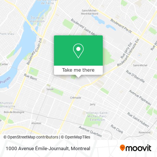 1000 Avenue Émile-Journault map