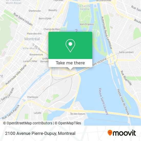2100 Avenue Pierre-Dupuy map