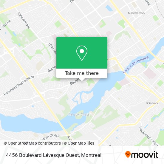 4456 Boulevard Lévesque Ouest map