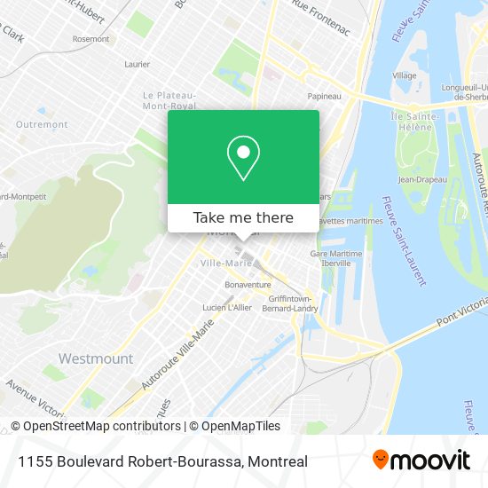 1155 Boulevard Robert-Bourassa map