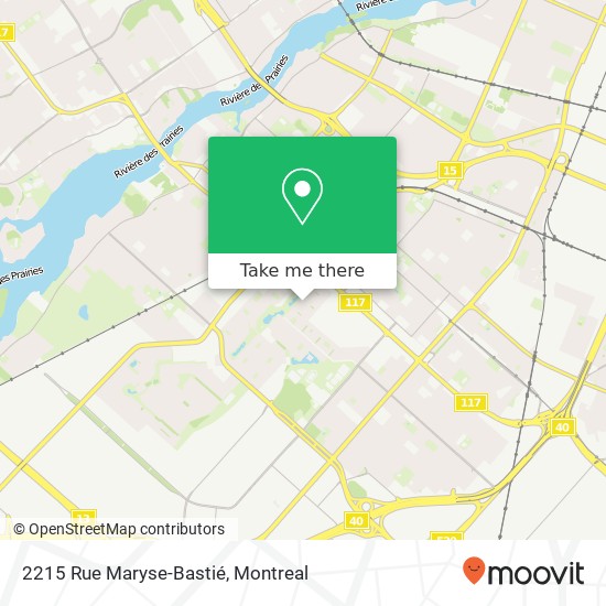 2215 Rue Maryse-Bastié map