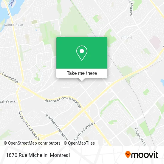 1870 Rue Michelin map