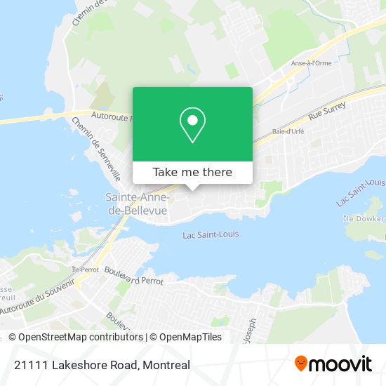 21111 Lakeshore Road map