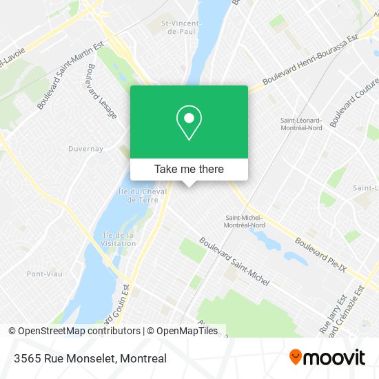 3565 Rue Monselet map