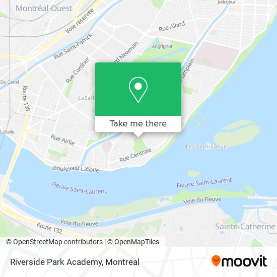 Riverside Park Academy map