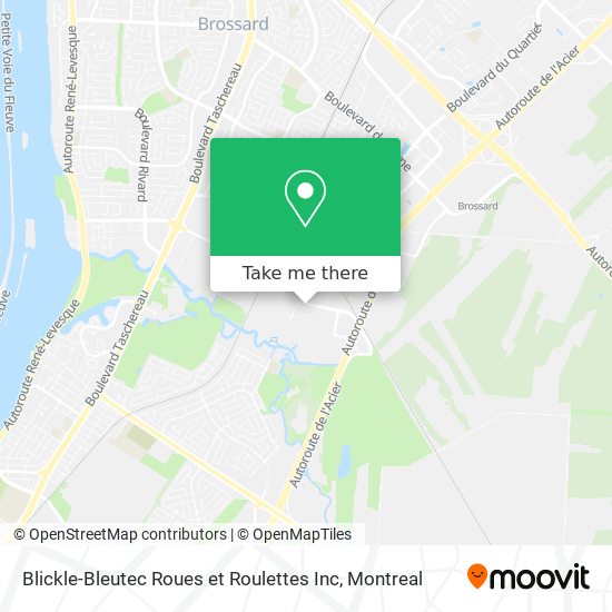 Blickle-Bleutec Roues et Roulettes Inc map