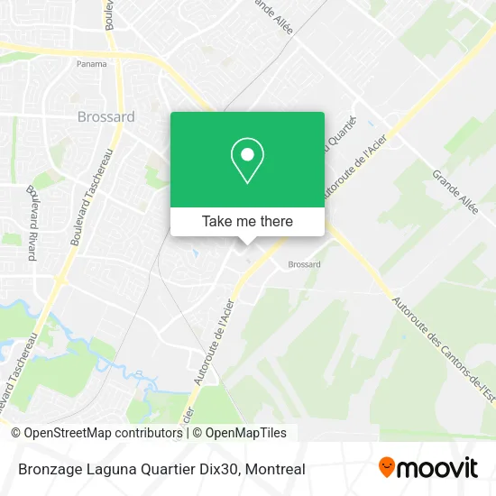 Bronzage Laguna Quartier Dix30 map