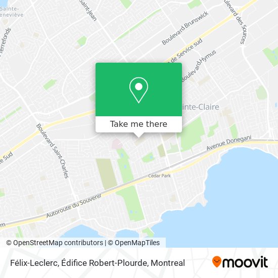 Félix-Leclerc, Édifice Robert-Plourde map