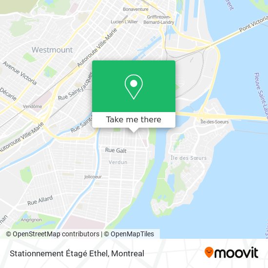 Stationnement Étagé Ethel map