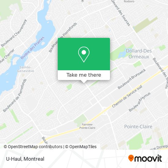 U-Haul map