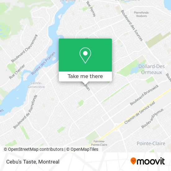 Cebu's Taste map