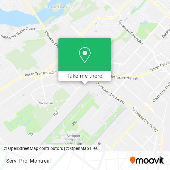 Servi-Pro map