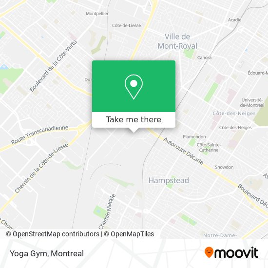 Yoga Gym map