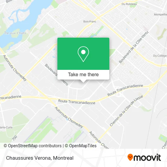Chaussures Verona map