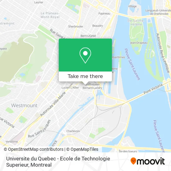 Universite du Quebec - Ecole de Technologie Superieur map