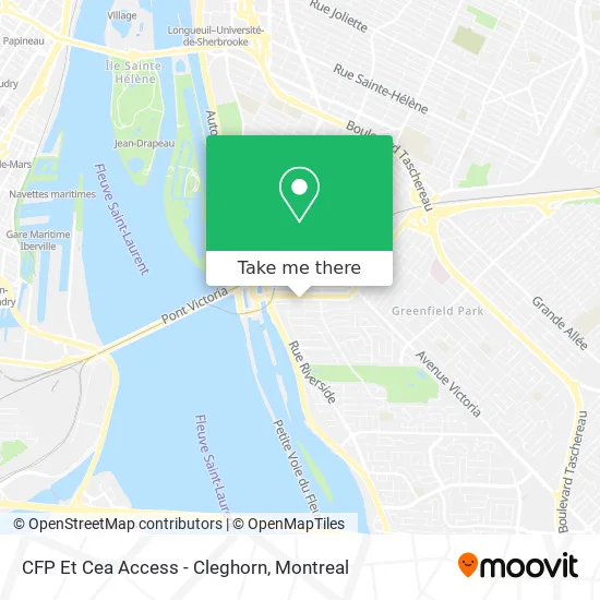 CFP Et Cea Access - Cleghorn map