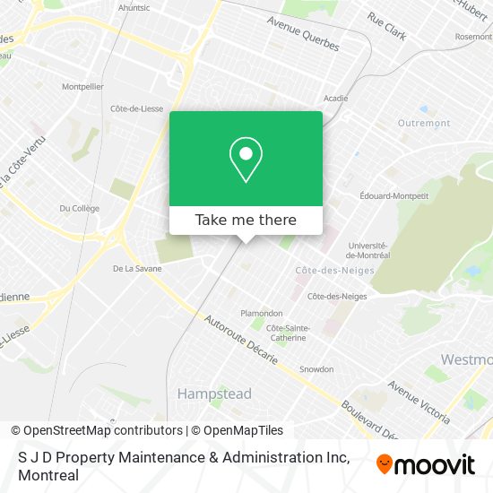 S J D Property Maintenance & Administration Inc map