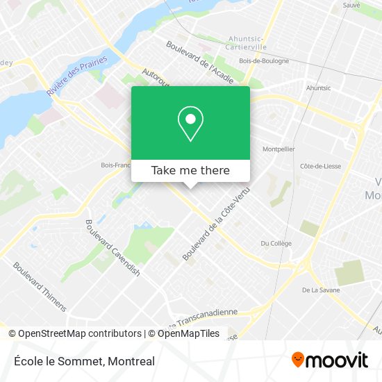 École le Sommet map