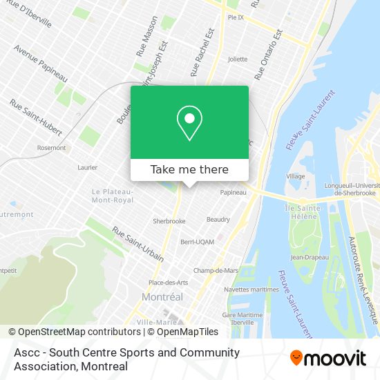Ascc - South Centre Sports and Community Association map