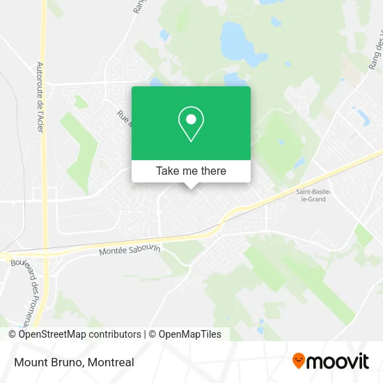 Mount Bruno map
