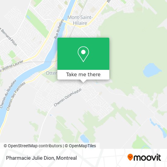 Pharmacie Julie Dion map