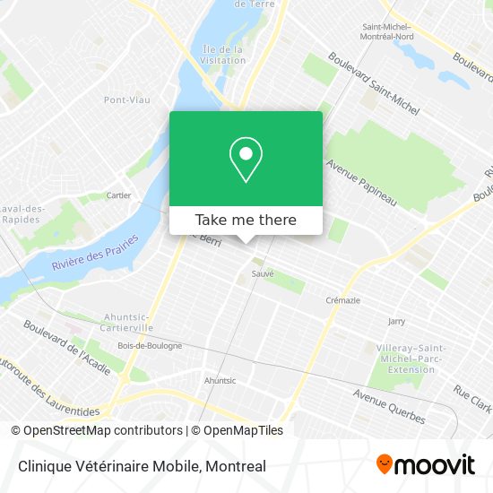 Clinique Vétérinaire Mobile map