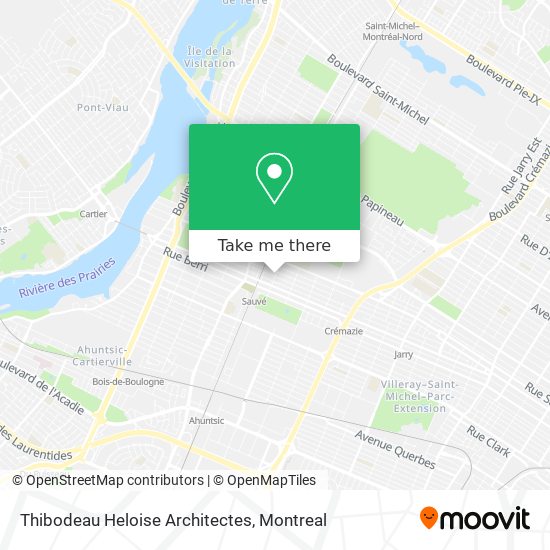 Thibodeau Heloise Architectes map