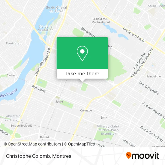 Christophe Colomb map