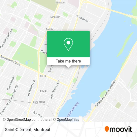 Saint-Clément map