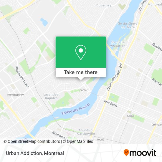 Urban Addiction map