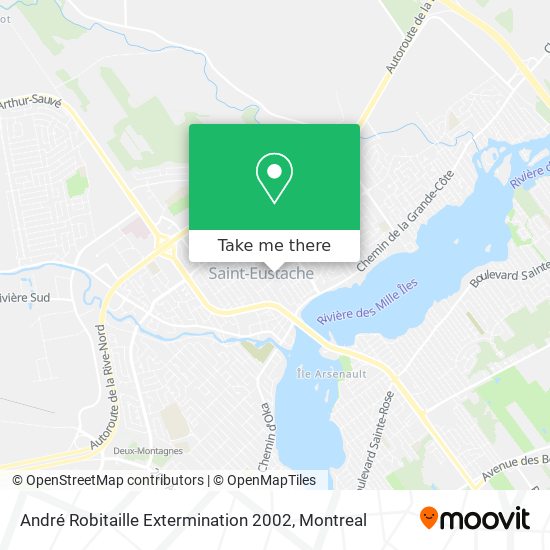 André Robitaille Extermination 2002 map