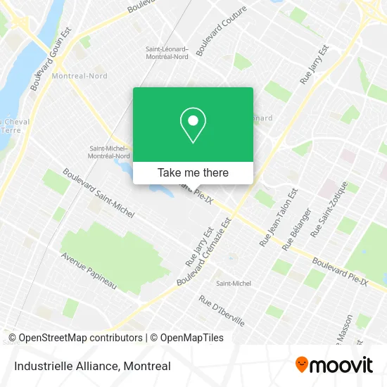 Industrielle Alliance map