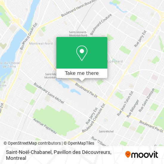 Saint-Noël-Chabanel, Pavillon des Découvreurs map