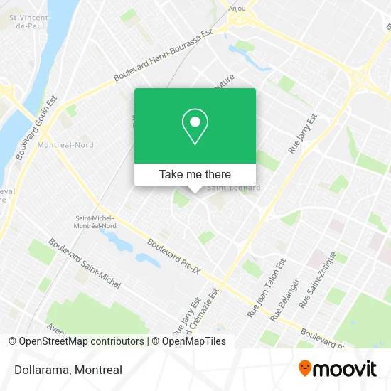 Dollarama map