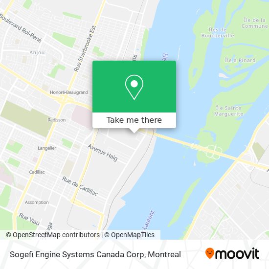 Sogefi Engine Systems Canada Corp map
