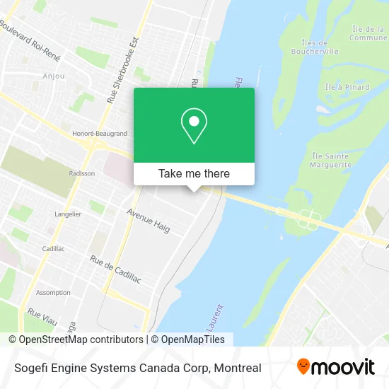 Sogefi Engine Systems Canada Corp map