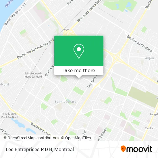 Les Entreprises R D B map